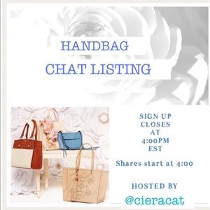 👜HANDBAG CHAT LISTING👜